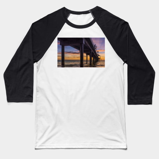 JETTY FISHING Baseball T-Shirt by lordveritas